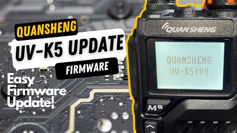 quansheng uv k5 firmware